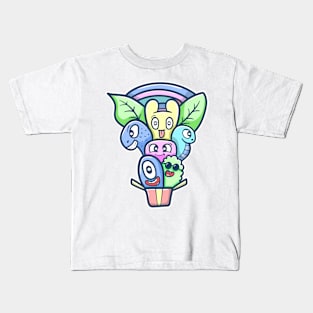 Kawaii doodle monster Kids T-Shirt